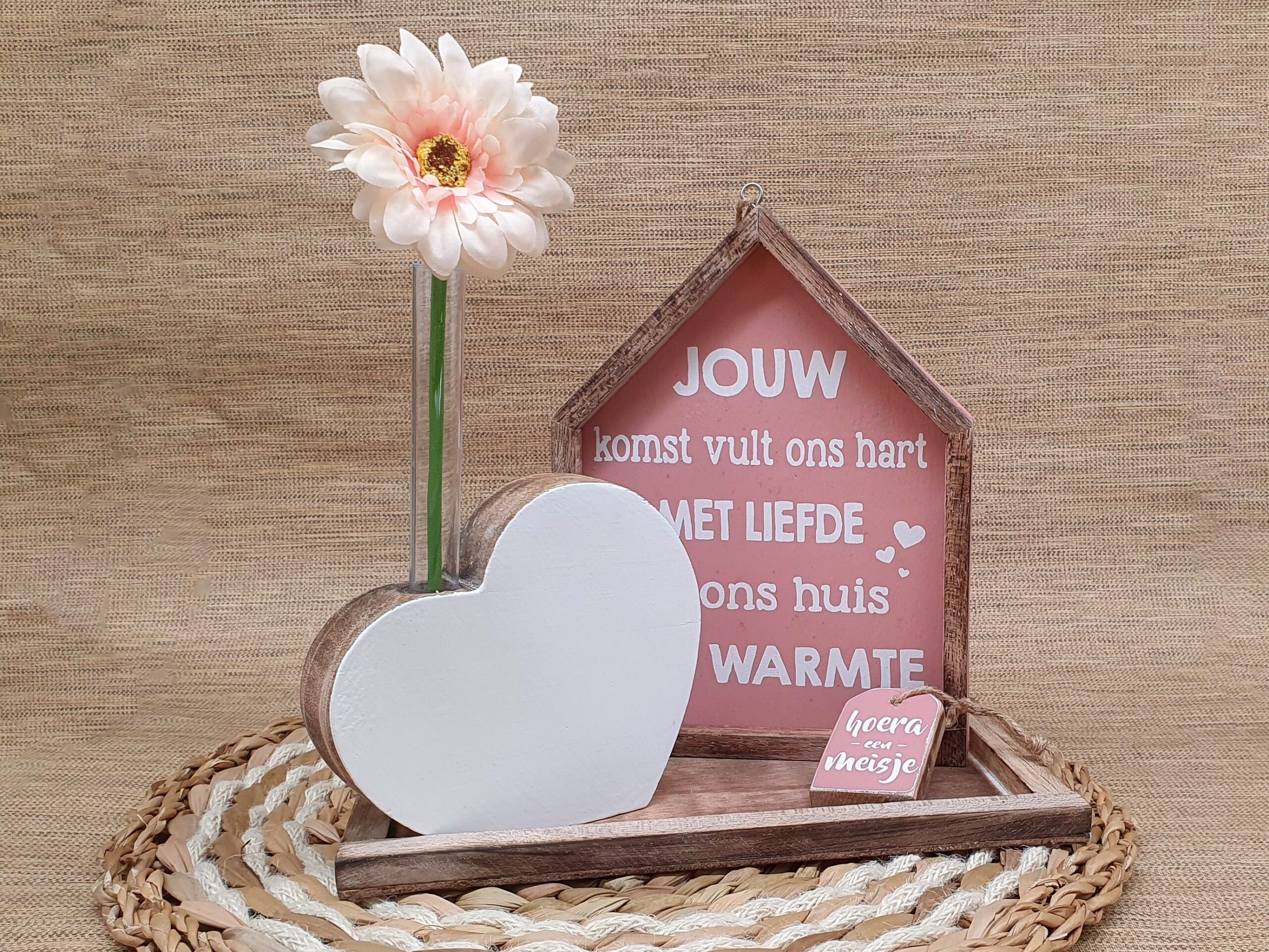 Cadeau box EEN MEISJE (geboorte baby meisje)