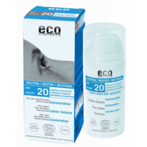 Bio zonnebrandcréme SPF20, ook zeer geschikt voor kinderen