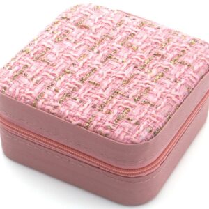 Reis etui voor je sieraden in mee te nemen, op te bergen - roze