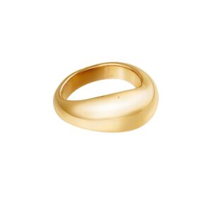 Ring RVS SMOOTH, maat 16