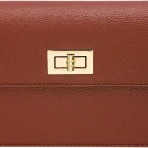 Trendy tas als schoudertas of heuptas te dragen, Cognac