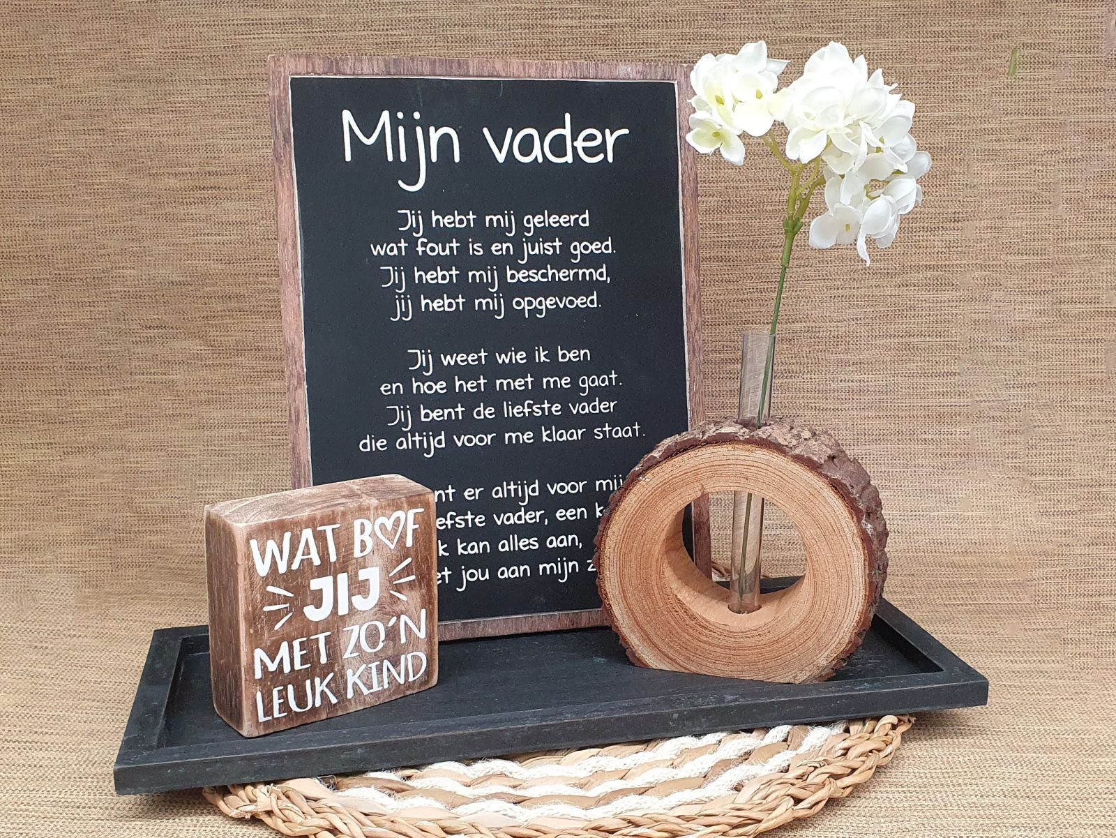 Voor de liefste en stoerste papa, cadeau box