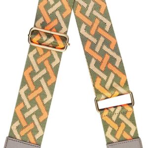 Losse bag strap, oranje/groen design