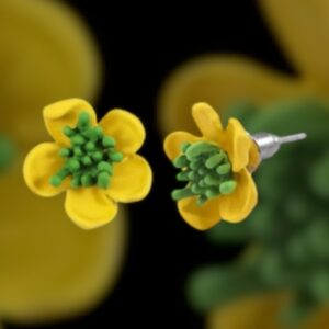 Trendy oorbel FLOWER