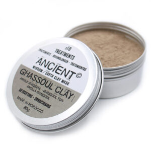 Gezichtmasker GHASSOUL klei , 80 gram in blikje