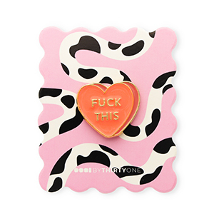 PIN Fuck This op mooi kaartje