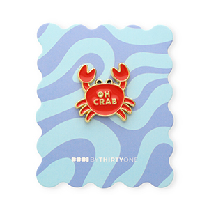 PIN Oh Crab, op mooi kaartje