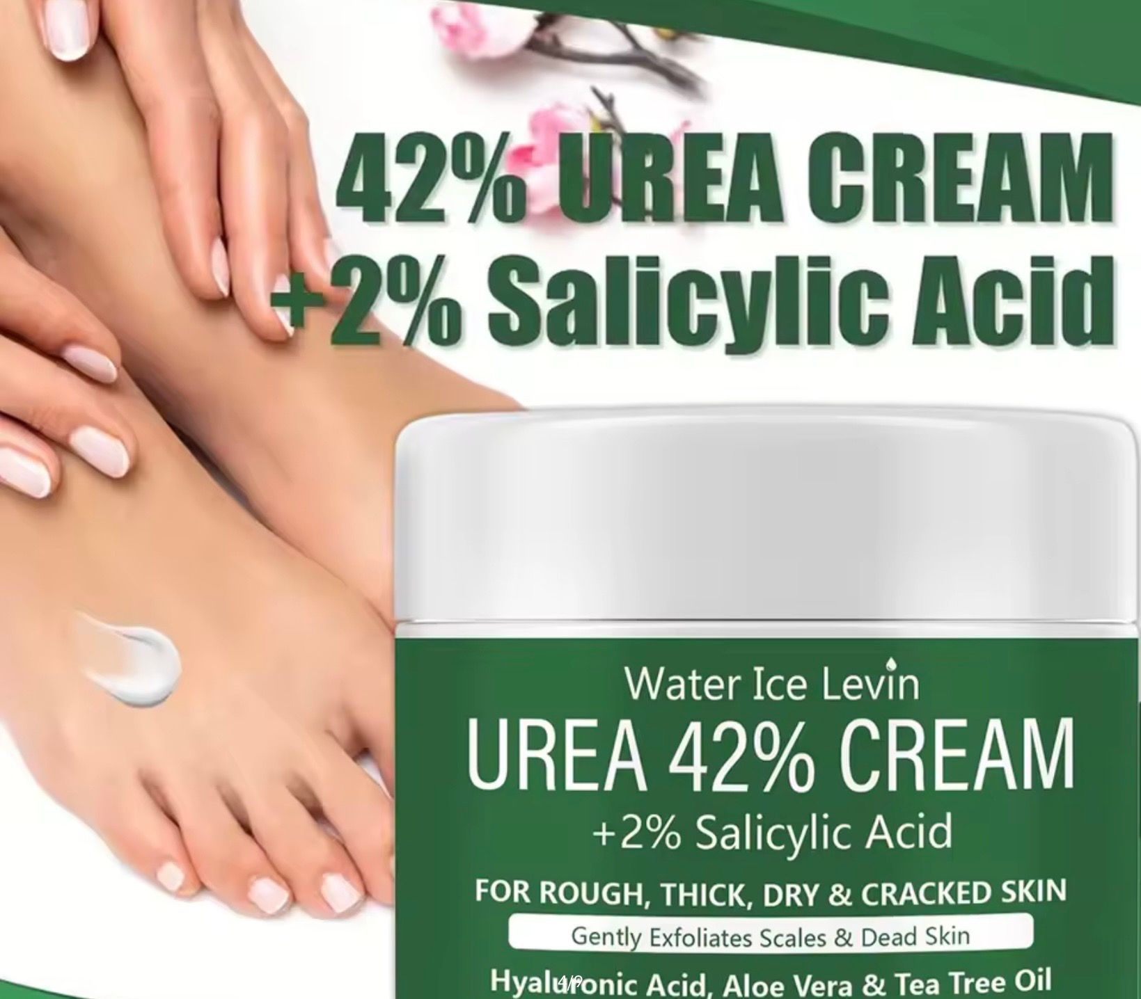 Ontzettend fijne 42% ureum creme + 2% salicylzuur. 50 gram - Afbeelding 4