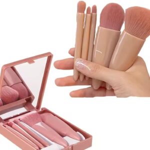 5 delige reisset make up borstels, past zo in je tas