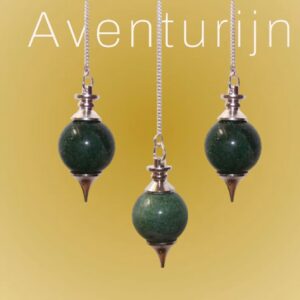 Ketting met mooie Pendelbol van Aventurijn