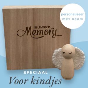 In Loving Memory kindje, te personaliseren