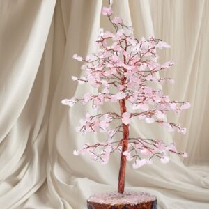 Edelsteenboompje Rozenkwarts (23cm)