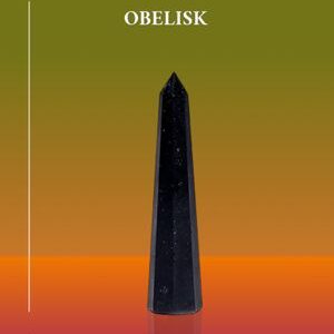 Obelisk van Zwarte Toermalijn (7.5 tot 10 cm)