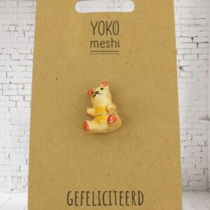 Gefeliciteerd! Een kleine teddybeer...