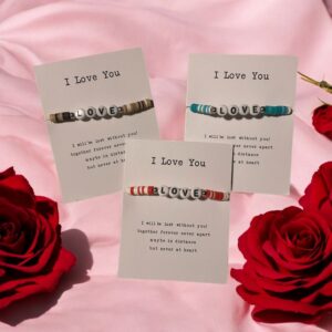 I LOVE YOU, lieve LOVE armband voor je geliefde...