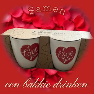 Lieve koffie of thee mokjes