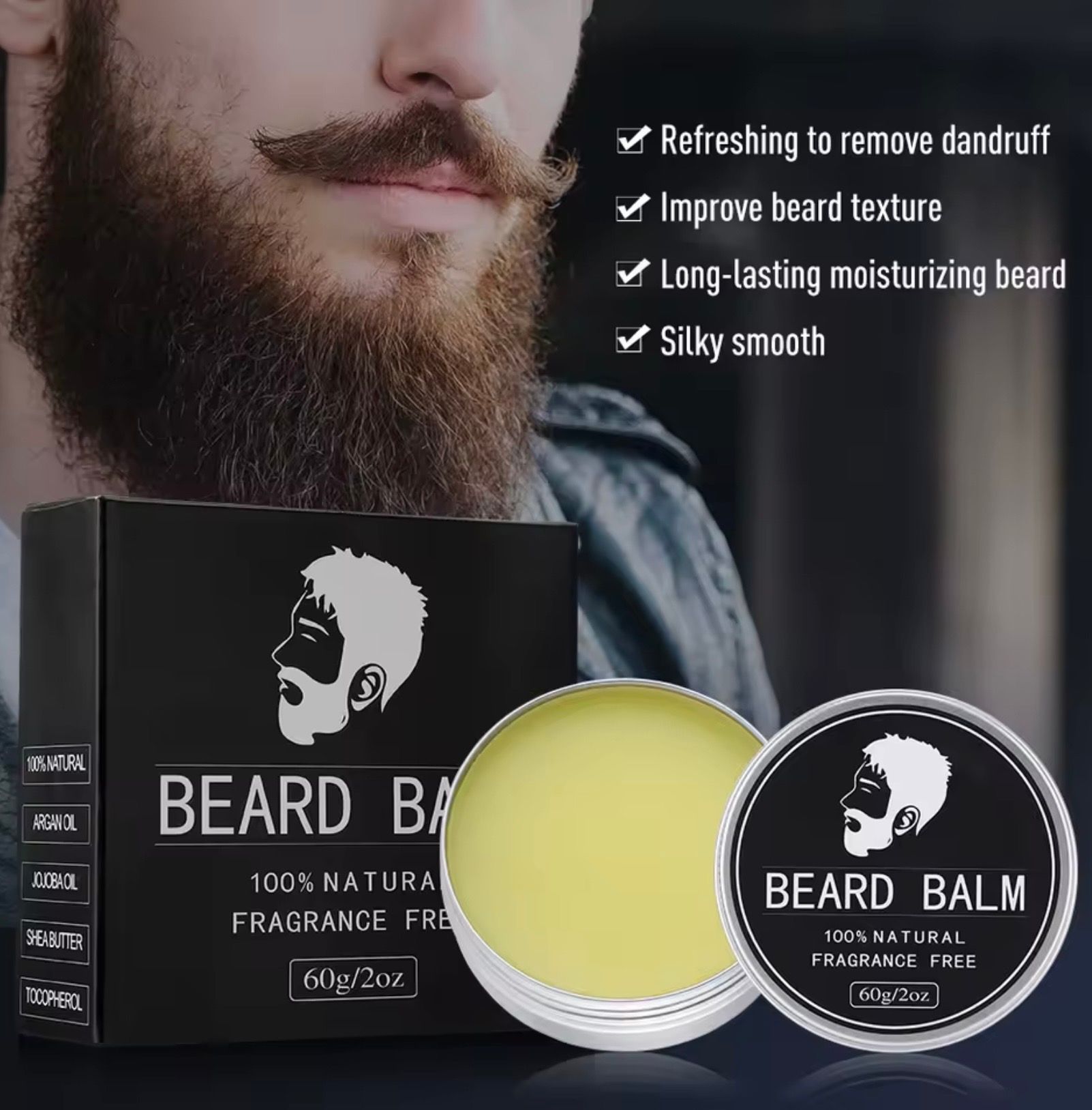Baard Balsem (Balm) créme - Afbeelding 3