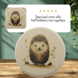Een schatje! Voor wie dol is op egeltjes!