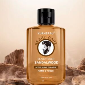 Aftershave/Toner voor mannen, speciaal voor snor of baard. 120 ml