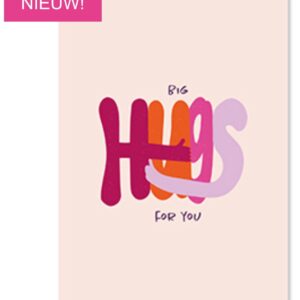 Kaart BIG Hugs for you