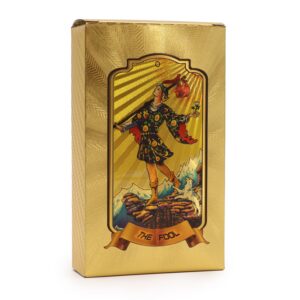 Tarot gouden kaarten set, in mooie goudkleurige doos