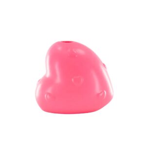 Kandelaar HART van keramiek, in roze en hartjes print