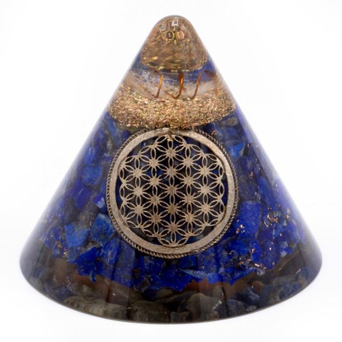 Orgonite kegel, Lapis Bloem des Levens