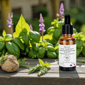 Anti-Aging hydratatieserum met 5% ureum en Hyaluronzuur. 30 ml