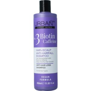Urban Care Expert hair & hoofdhuid shampoo Biotine & Caffeine 350 ml