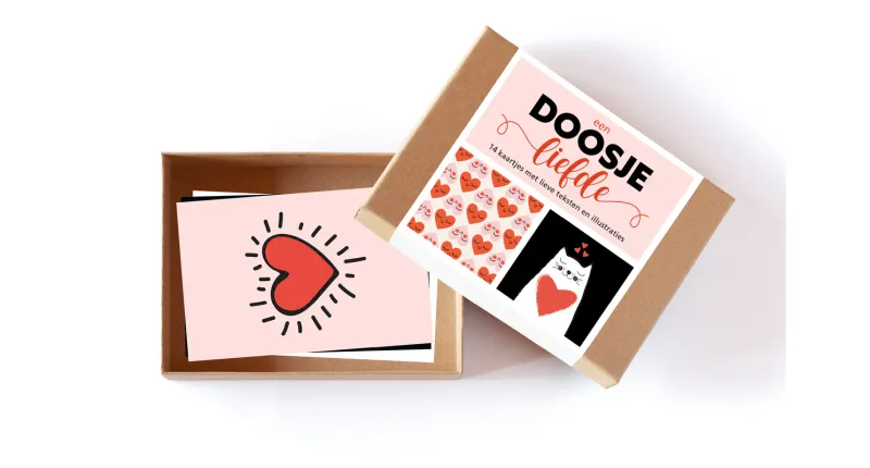 Een doosje LIEFDE - Brievenbus cadeau - Afbeelding 4