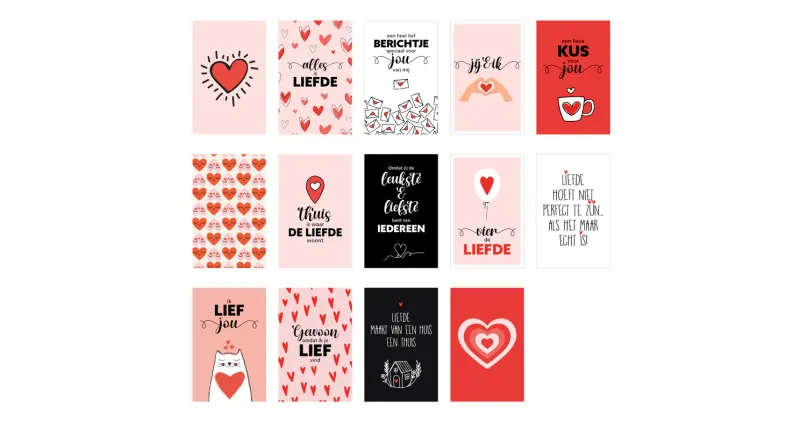 Een doosje LIEFDE - Brievenbus cadeau - Afbeelding 3