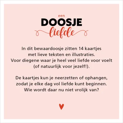 Een doosje LIEFDE - Brievenbus cadeau - Afbeelding 2