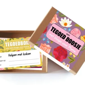 Tegoed doosje voor KLUSJES VOOR MAMA - Brievenbus cadeau