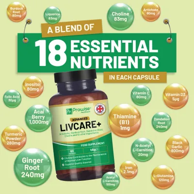 LIVCARE + Advanced, 60 VEGAN Caps. - Afbeelding 4