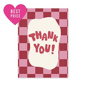 Kaart Thank YOU (klein afm. 10x7 cm)