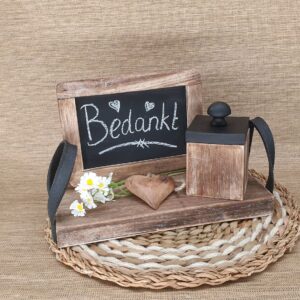 Cadeau box, BEDANKT van mooie houten producten.