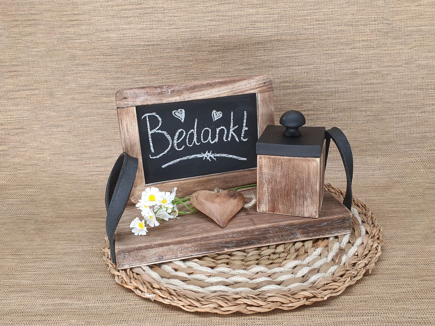 Cadeau box, BEDANKT van mooie houten producten.