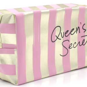 Fijne modieuze toilettas, roze/goud