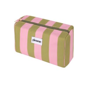 Modieuze toilettas, Roze/Groen