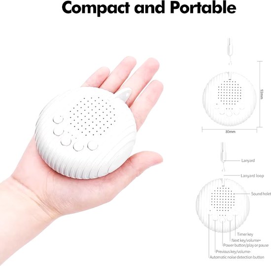 Portable white noise sleep machine BABY - Afbeelding 2