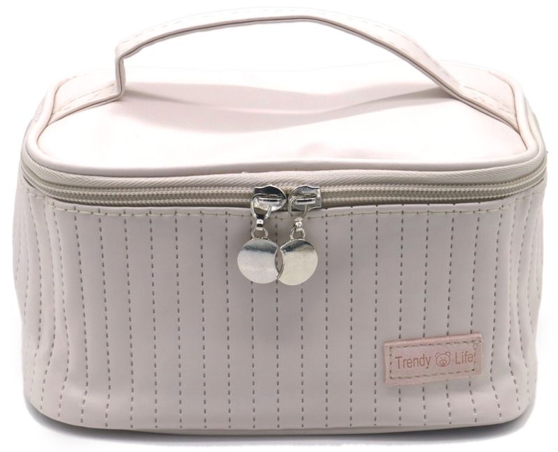 Moderne Make Up Bag, Beige