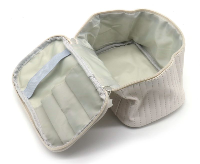 Moderne Make Up Bag, Beige - Afbeelding 2