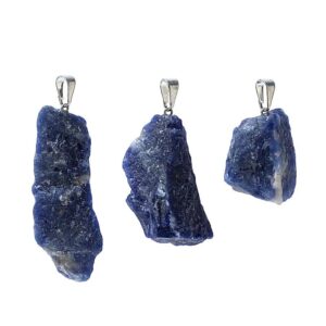 Sodaliet edelsteenhanger (2 cm)