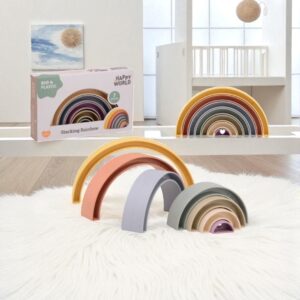Regenboog om te stapelen van BIO Plastic