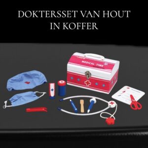 Dokter set in koffer, 11 delig
