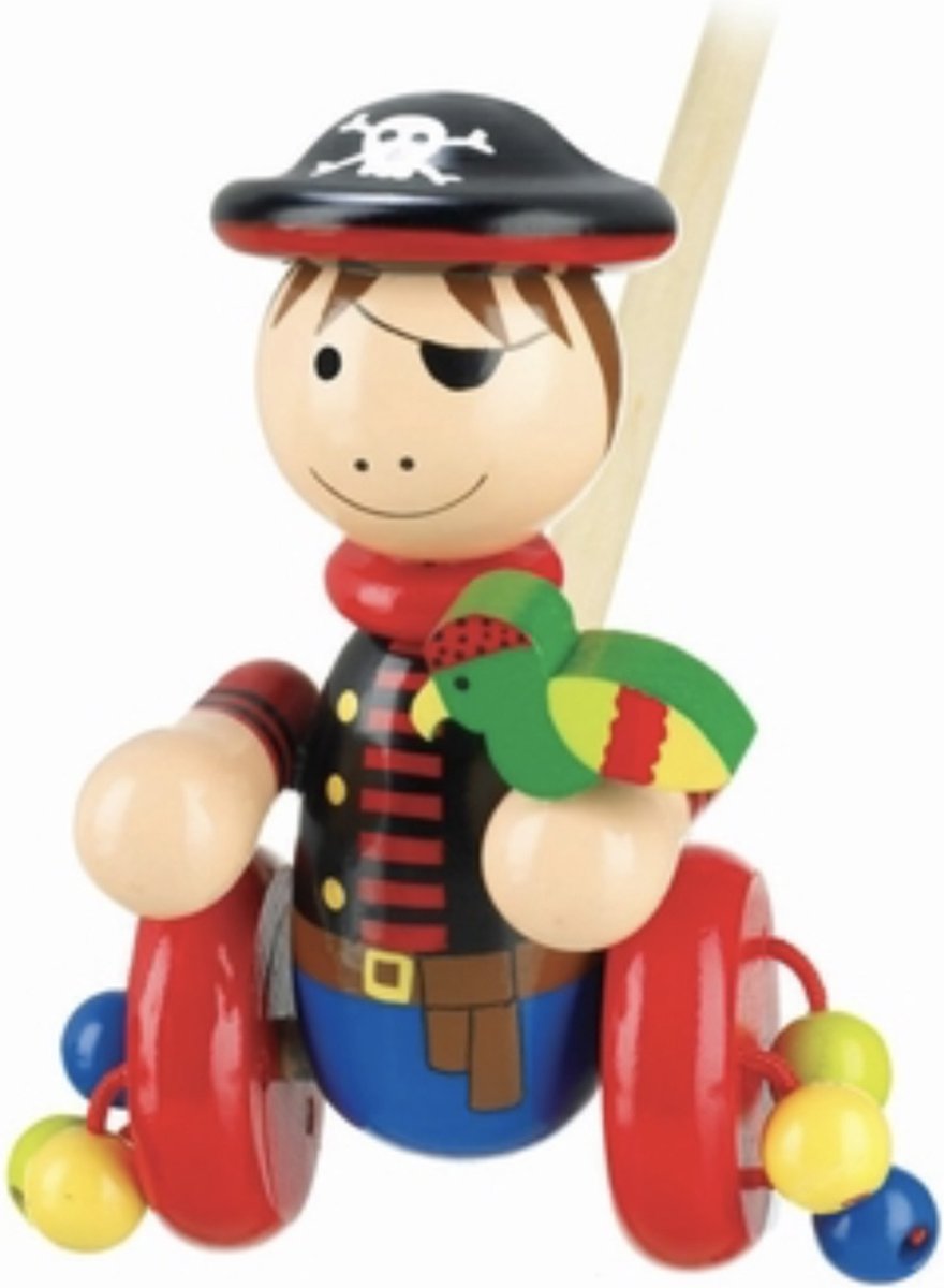 Houten Duwstok Piraat