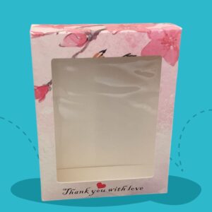 Cadeau box Thank you, with love - 17.5x13.5x3.5 cm