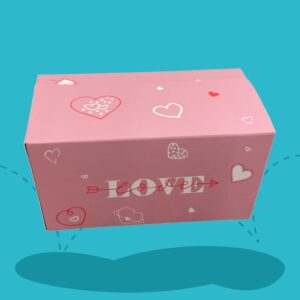 Kleine "LOVE" cadeau box - 14x8x7 cm